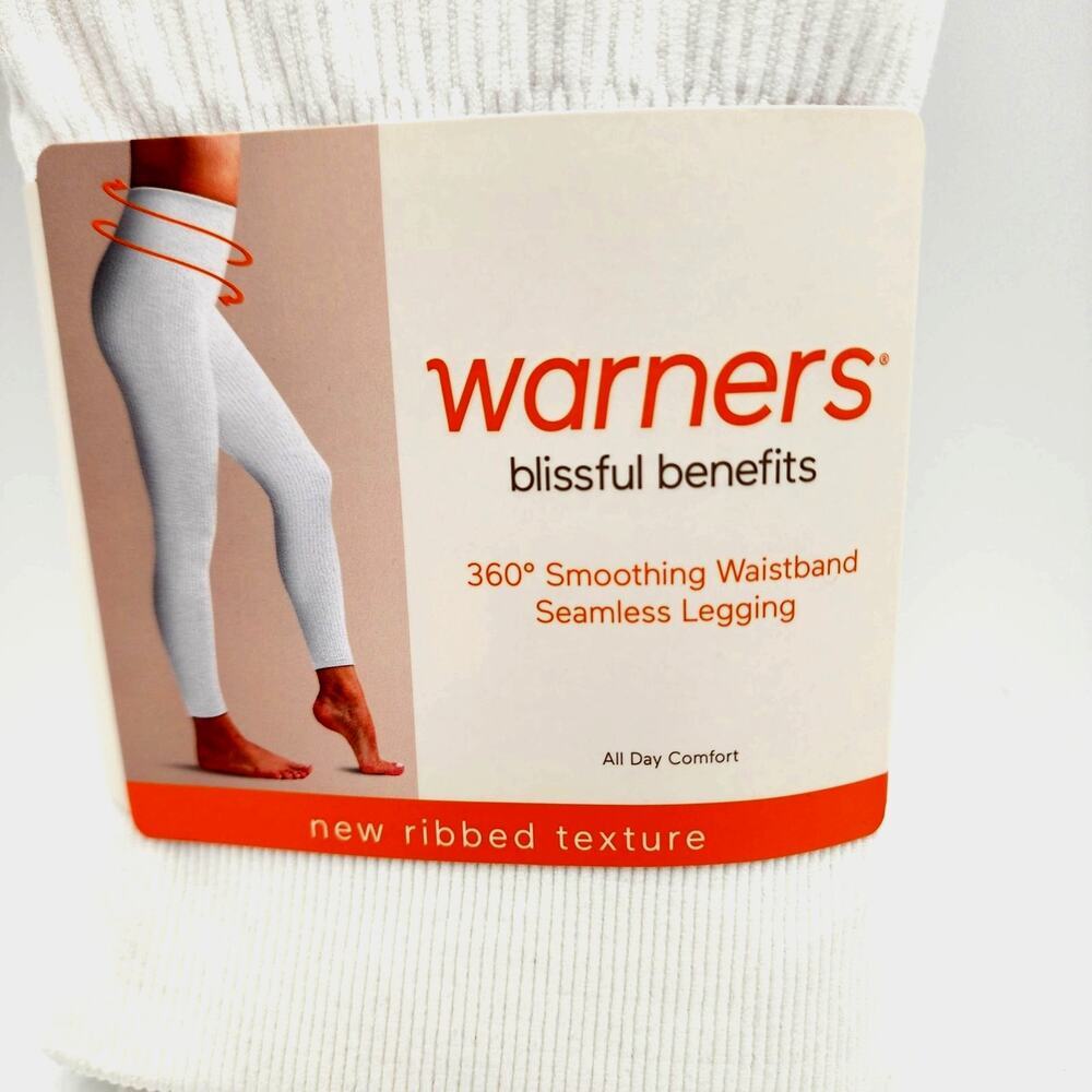 2 for 1. 2 DIFFERENT STYLES OF WARNERS BLISSFUL BENEFITS LEGGINGS - Picture 1 of 16